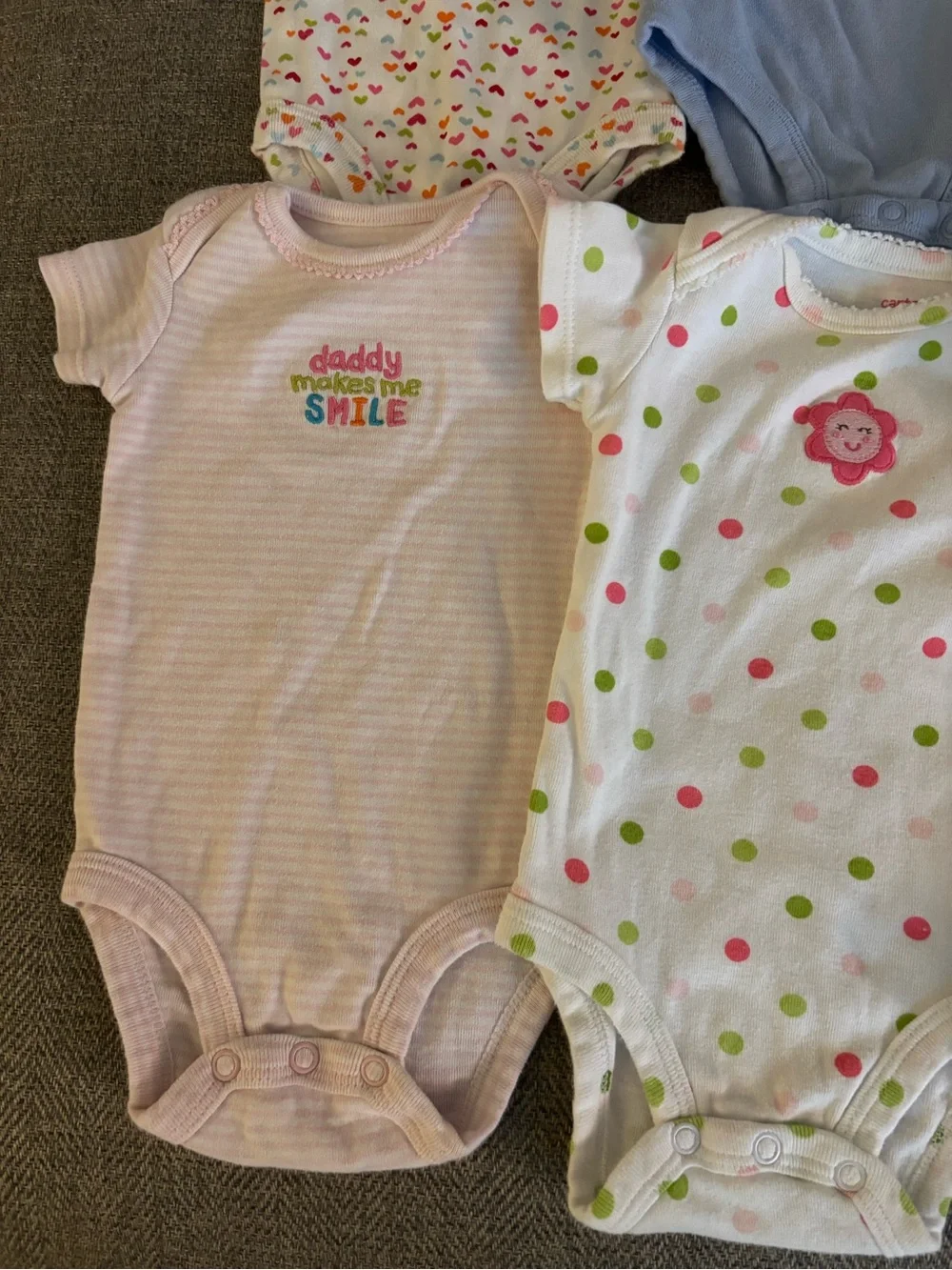 Carter’s Baby Girl Onesies Bundle - 3 months